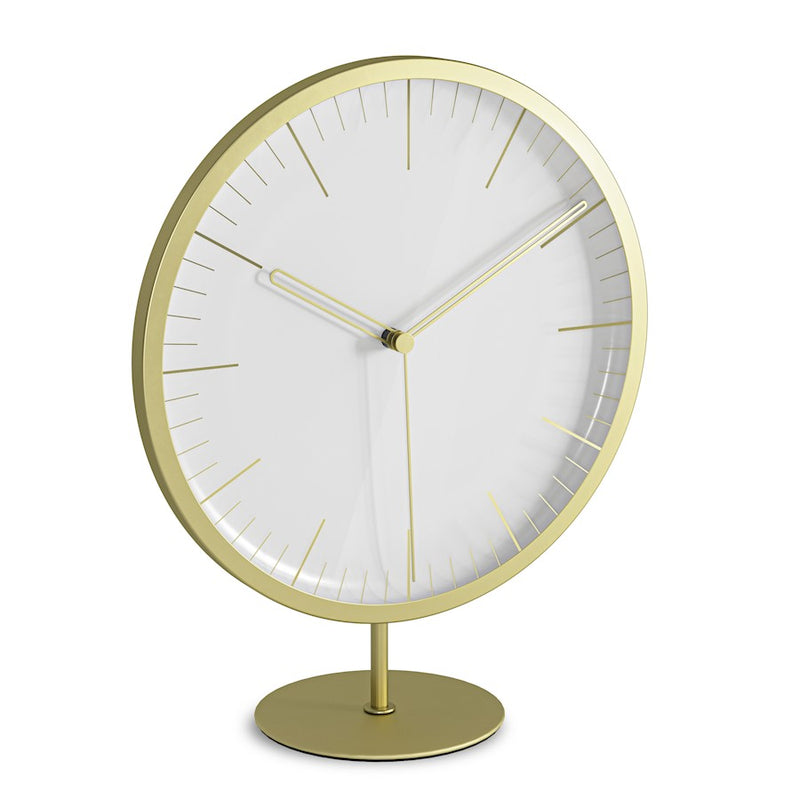 Umbra Infinity Clock, Matte Brass
