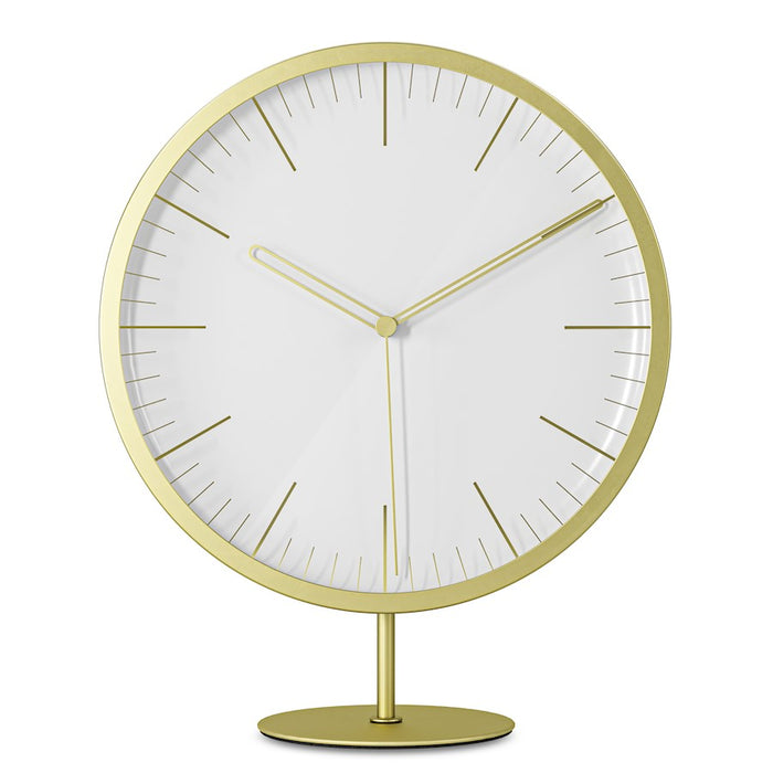 Umbra Infinity Clock, Matte Brass