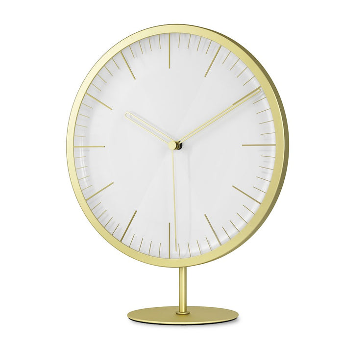 Umbra Infinity Clock, Matte Brass