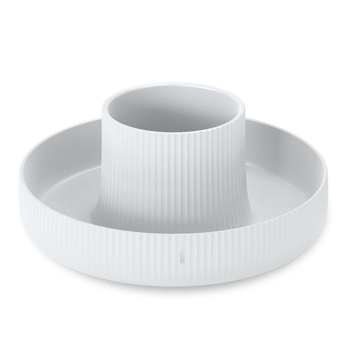Umbra Fountain Planter, White