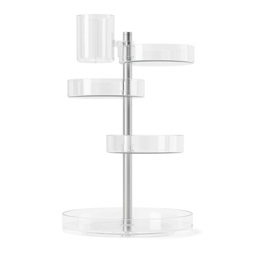 Umbra Pirouette Organizer, Clear/Nickel