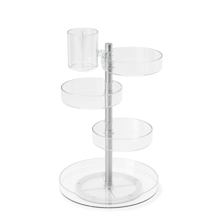 Umbra Pirouette Organizer, Clear/Nickel