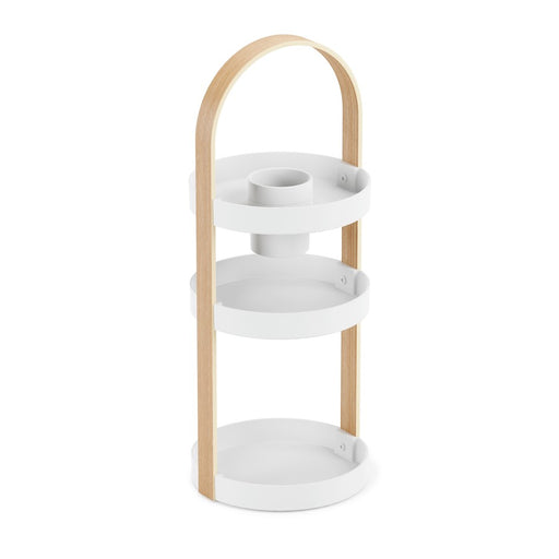 Umbra Bellwood Cosmetic Organizer, White/Natural