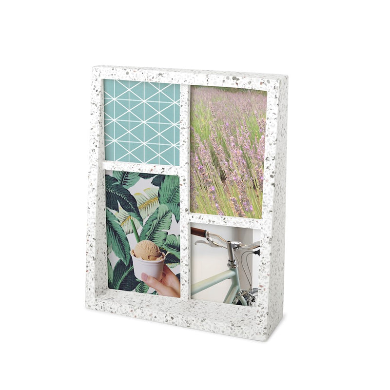 Umbra Edge Terrazzo Photo Display 4Op, Grey/Multi
