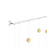 Umbra Hangtime Clock, White/Natural