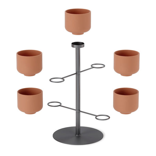 Umbra Terrapotta Planter, Titanium