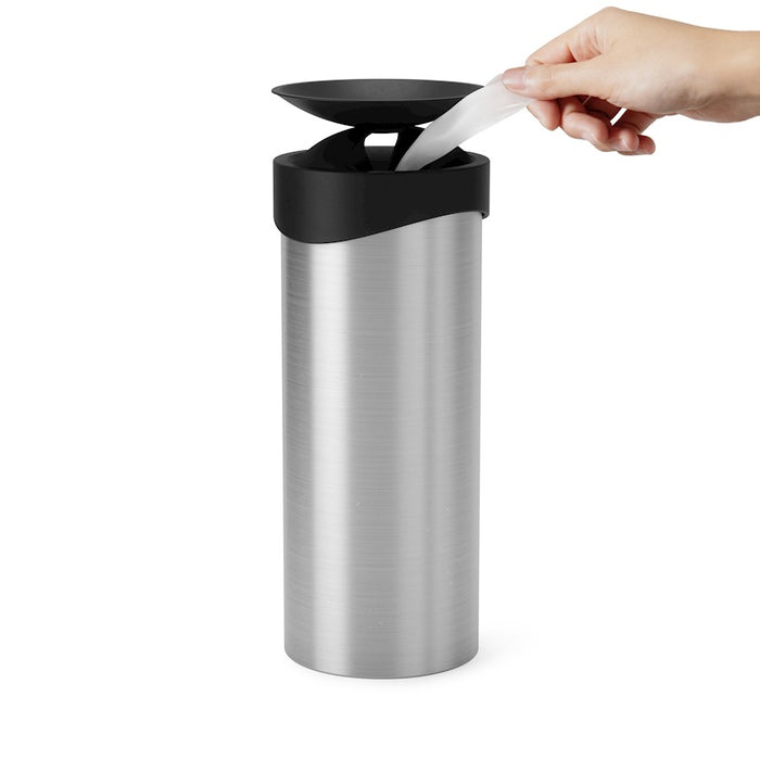 Umbra Swiper Wipe Dispenser, Black/Nickel