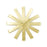 Umbra Ribbon 12-Inch Wall Clock, Brass