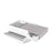 Umbra Stowit Storage Box, White/Nickel