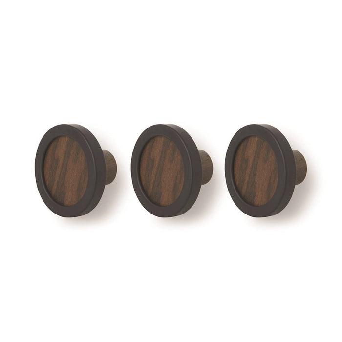 Umbra Hub 3 Hook, Black