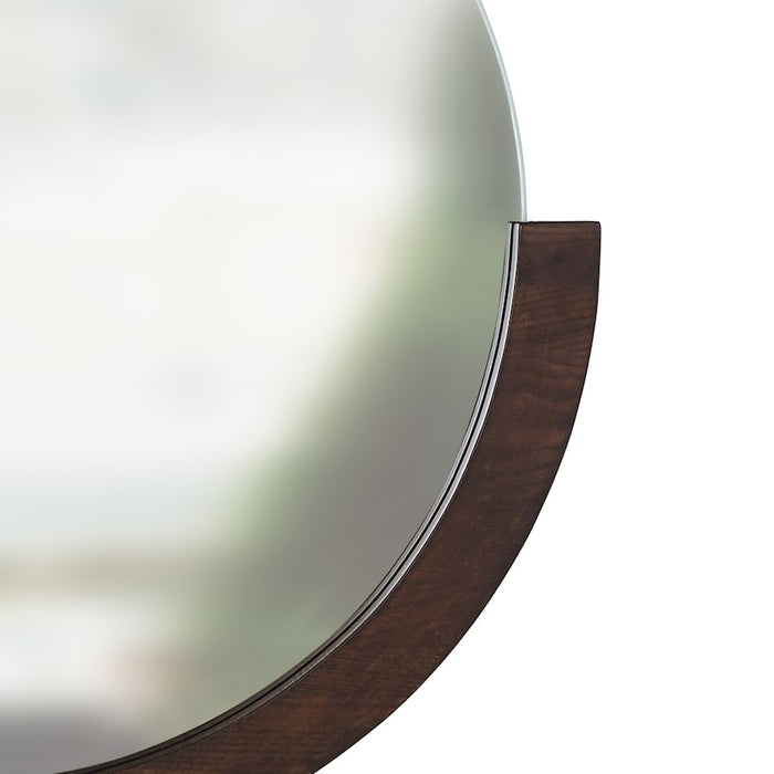 Umbra Mira Wall Mirror, Aged Walnut