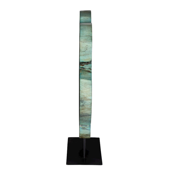Uttermost Bahati Wood Blue Sculpture