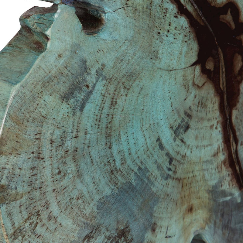 Uttermost Bahati Wood Blue Sculpture