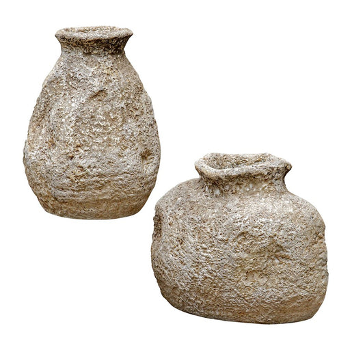 Uttermost Ancient Echos Vases Set of 2, Aged Brown