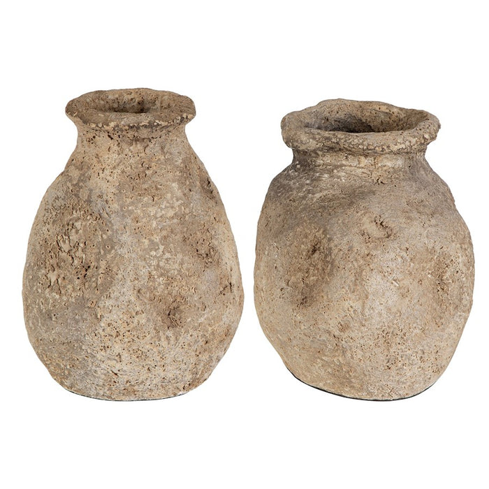 Uttermost Ancient Echos Vases Set of 2, Aged Brown