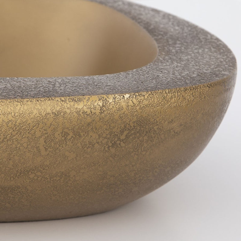 Uttermost Ovate Bowls, Set Of 2, Antique Brass