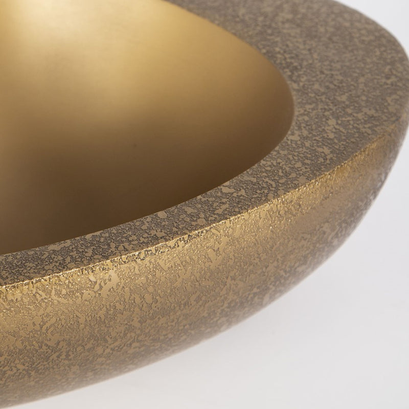 Uttermost Ovate Bowls, Set Of 2, Antique Brass