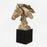 Uttermost Chiseled Horse Bust Sculpture, Gold - 18185