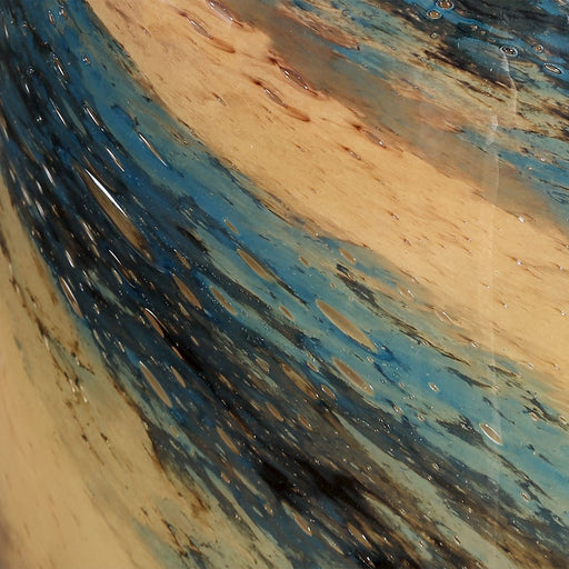 Uttermost Celestial Tide Glass Containers Set of 2, Brass