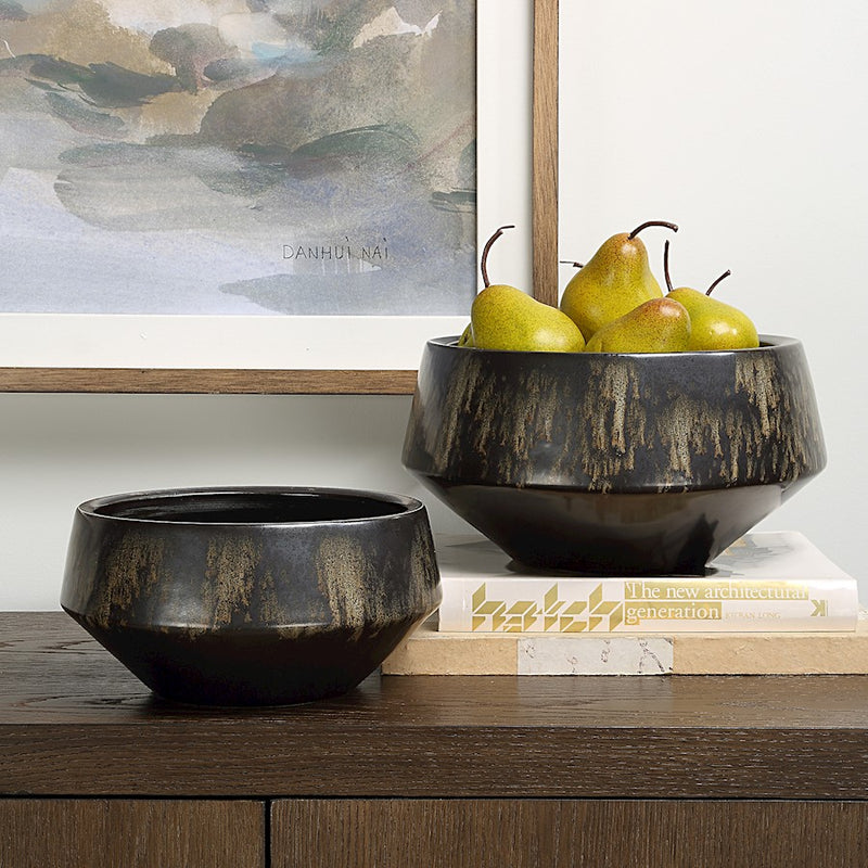 Uttermost Bronze Duo Vases Set of 2 - 18191
