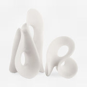 Uttermost Silent Wave White Sculptures Set of 2 - 18194