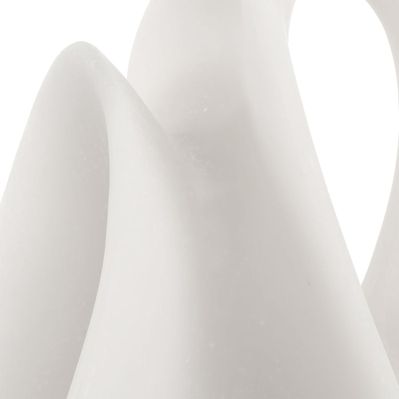 Uttermost Silent Wave White Sculptures Set of 2