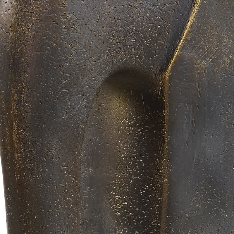 Uttermost Timeless Tusk Bronze Sculptures Set of 2