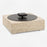 Uttermost Natural Luxe Travertine Box, Bronze - 18196