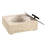 Uttermost Natural Luxe Travertine Box, Bronze