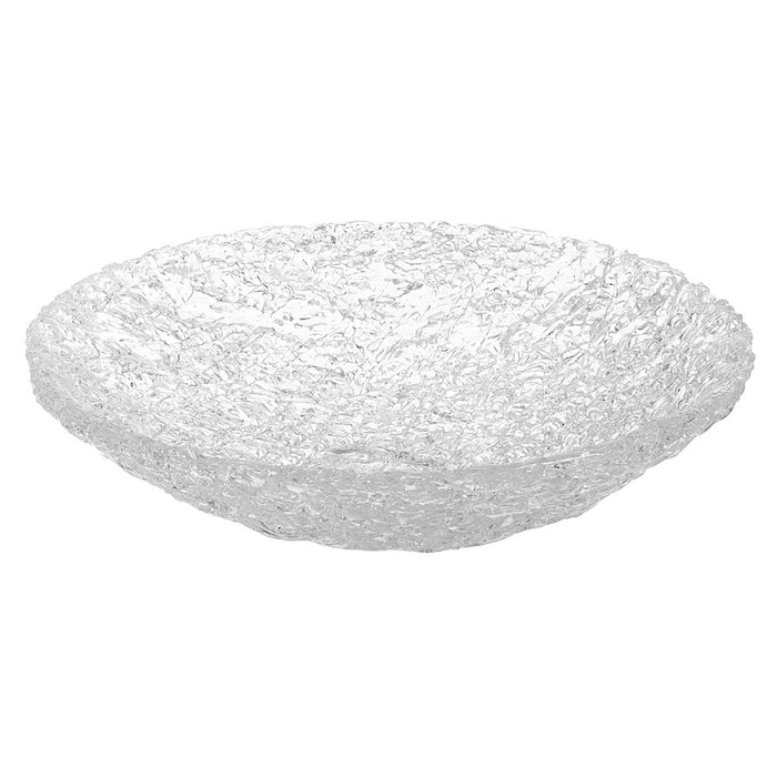 Uttermost Glint Clear Spun Spaghetti Glass Bowl