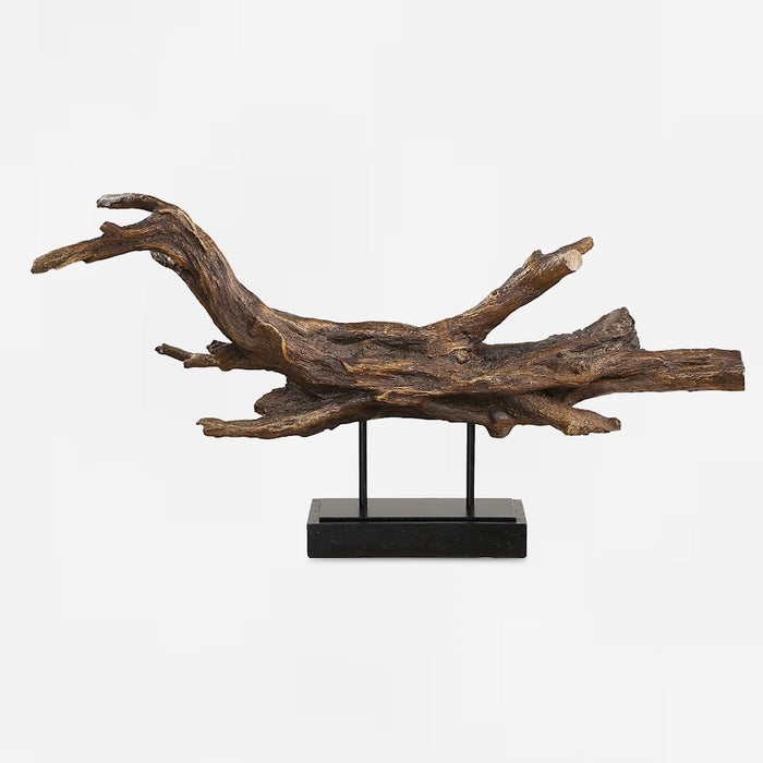 Uttermost Gilded Sculpture Branch, Dark Brown/Gold - 18221
