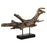 Uttermost Gilded Sculpture Branch, Dark Brown/Gold