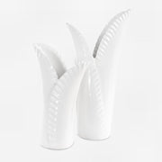 Uttermost Leafscape White Vases Set of 2 - 18222