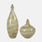 Uttermost Cascade Glass Bottles Set of 2, Brass - 18223