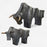 Uttermost Regal Bull Bronze Sculptures Set of 2 - 18227