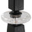 Uttermost Ebon Glow Floor Candleholders Set of 2, Black