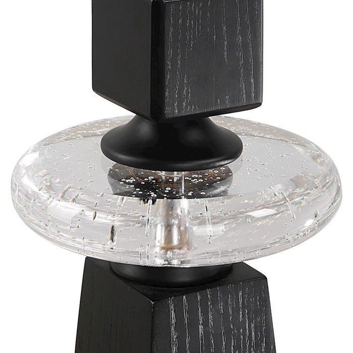 Uttermost Ebon Glow Floor Candleholders Set of 2, Black