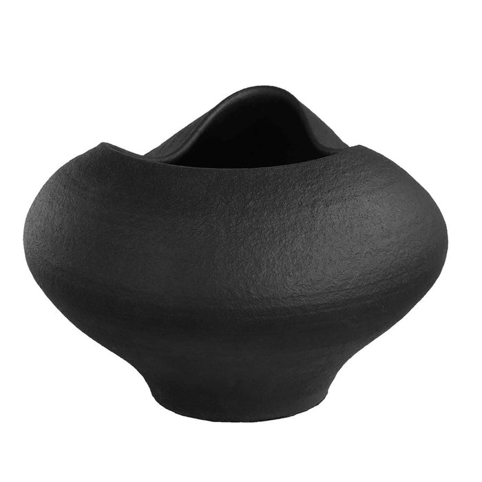 Uttermost Nocturne Textured Black Bowl