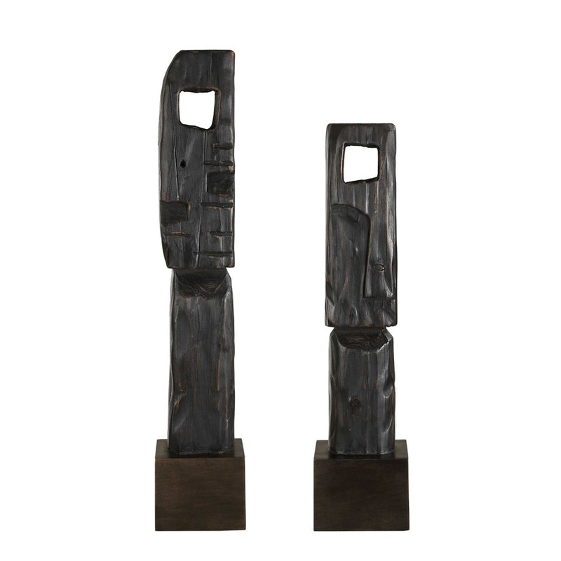 Uttermost Cipher Black Wood Totems Set/2