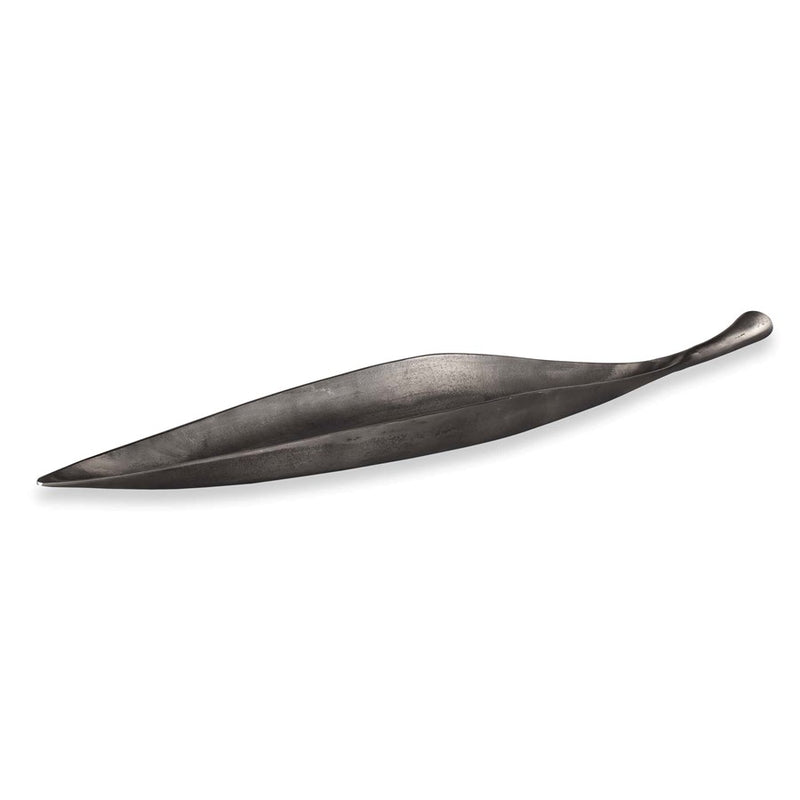 Uttermost Leaflet Dark Nickel Outdoor Bowl - 18287