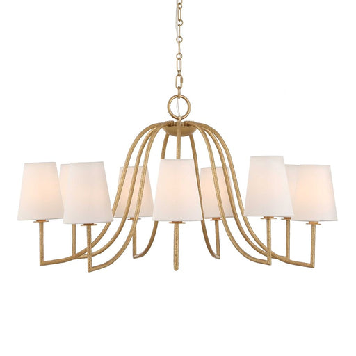Uttermost Seville 9 Light Gold Chandelier - 21399