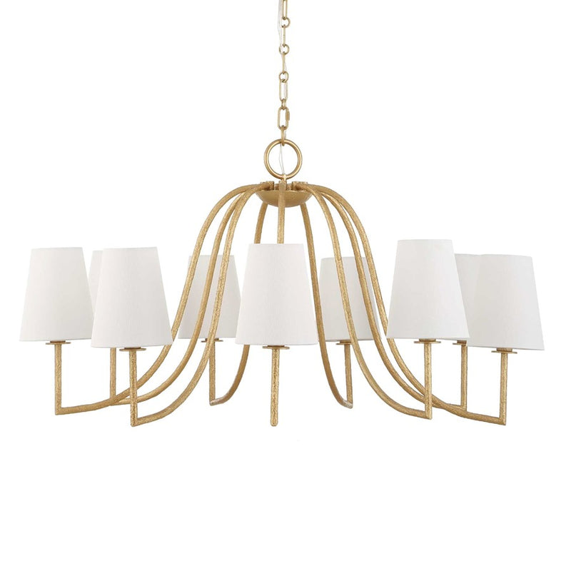 Uttermost Seville 9 Light Gold Chandelier