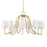 Uttermost Seville 9 Light Gold Chandelier