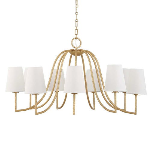 Uttermost Seville 9 Light Gold Chandelier