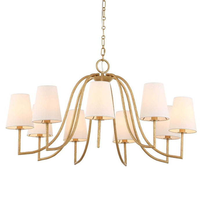 Uttermost Seville 9 Light Gold Chandelier