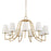 Uttermost Seville 9 Light Gold Chandelier