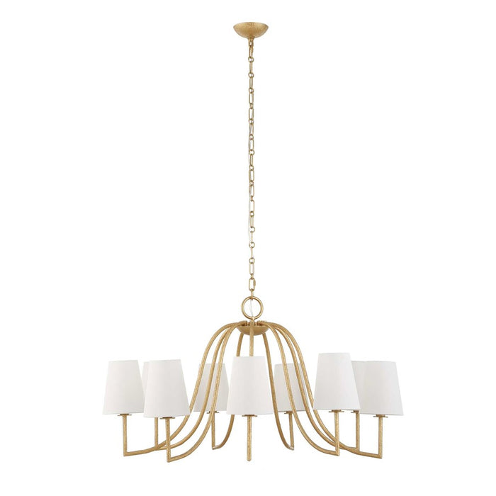 Uttermost Seville 9 Light Gold Chandelier