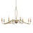 Uttermost Corella 8 Light Chandelier, Textured Soft Gold