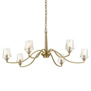 Uttermost Barcelona 6 Light Brass Chandelier, Natural Brass - 21404