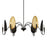 Uttermost Warwick 6 Light Matte Black Chandelier